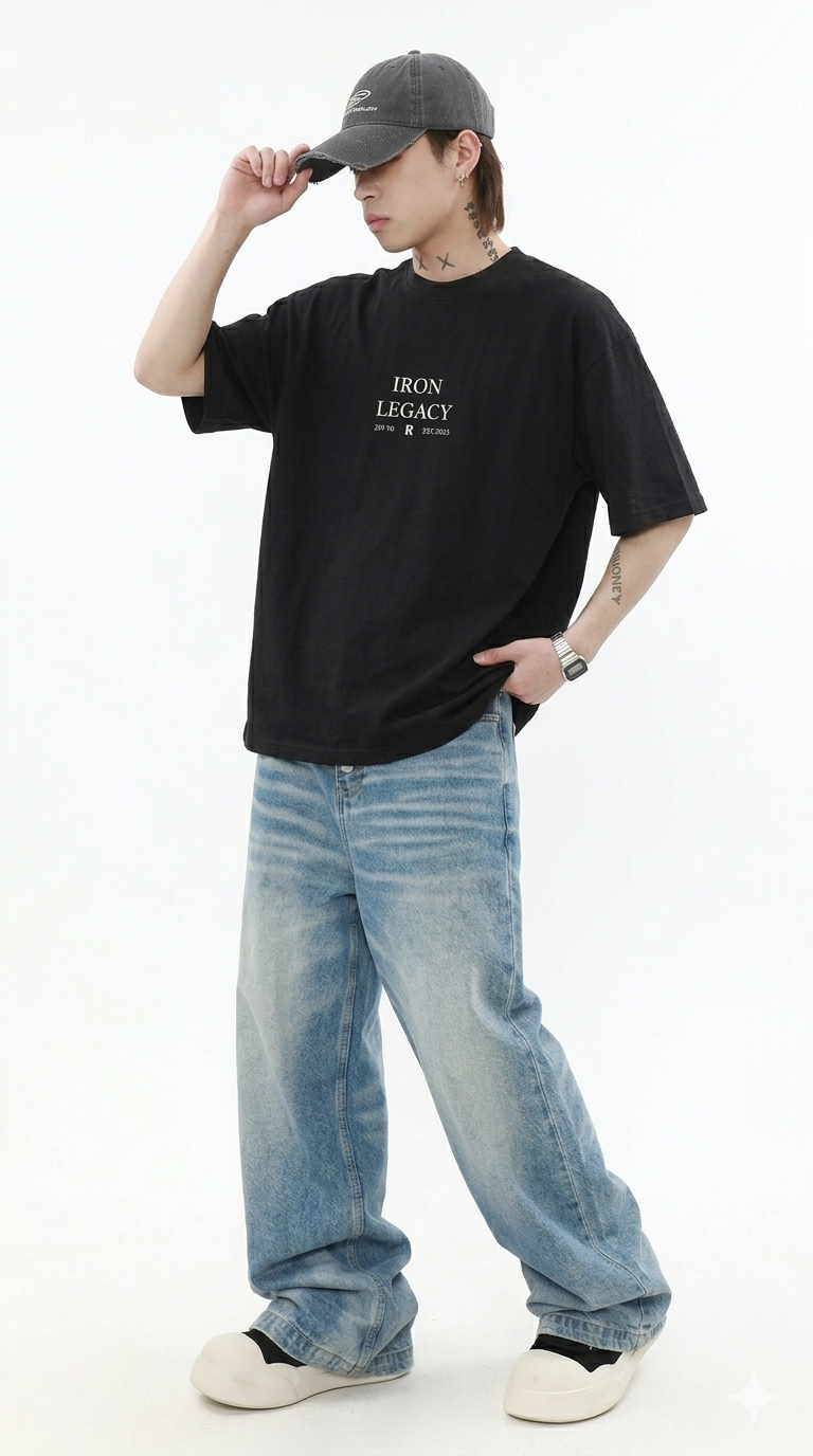 RICHERK “Iron Legacy” — Heavyweight Drop Tee